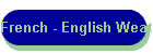 French - English Weather Dictionary
