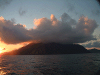 Volcano near Lembata