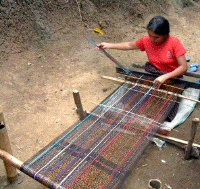 Ikat Weaving