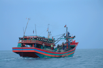 Indonesian fishing boat