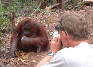 Jeff moving in for a close up