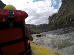 Rafting the Zambezi