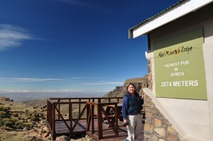 The top of Sani Pass connecting S. Africa and Lesotho