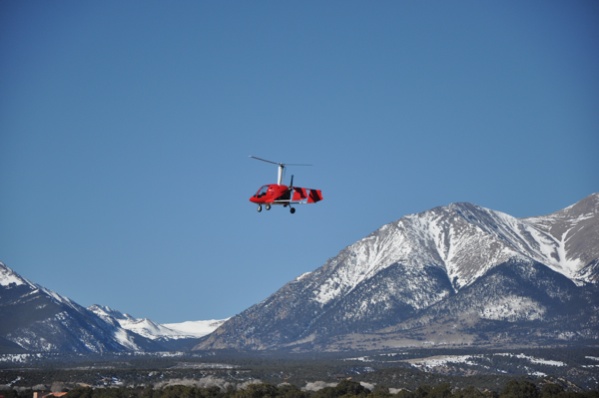 Flying my Xenon gyroplane in the Colorado Rockies